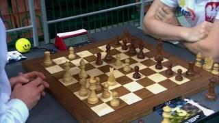 Best center pawns ever for white, GM Sergey Zhigalko - GM Jan Duda, French defense, Blitz chess