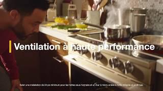 Micro-ondes à hotte intégrée à profil bas de Whirlpool - Ventilation de haute performance