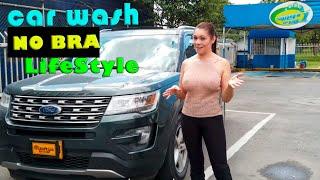  NO BRA Driving Ford Explorer  & car wash braless lifestyle [#1]