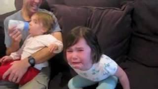 Toddler's Hilarious Reaction to Baby Sister Announcement