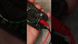 Как проверить светодиод мультиметром ?