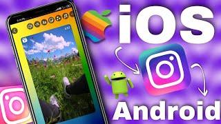 iOs Instagram on Android  iOs Round Story#iosinstagram