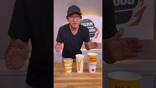 Are McDonalds Drinks ALL THE SAME SIZE?