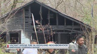 Another vacant Highland home suffers fire damages