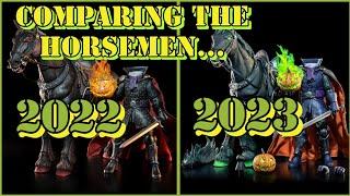 Headless Horseman Figura Obscura COMPARISON | Four Horsemen 2022 vs 2023 Releases Non Mythic Legions