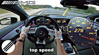 Mercedes-Benz A-Class A45 S AMG 421HP TOP SPEED DRIVE ON GERMAN AUTOBAHN 