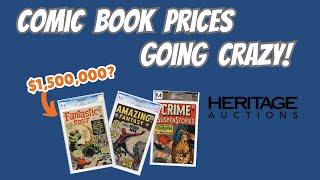 Crazy Comic Book Prices at Heritage Auctions!