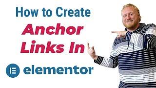 How to create anchor links in Elementor | How to create jump links in Elementor