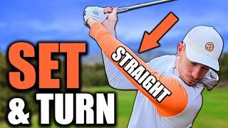 The Effortless Way To Keep Your Left Arm Straight In The Golf Swing!