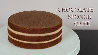 초코 제누와즈 레시피는 이게 최고죠 /초코 스펀지 케이크 /공립법/케이크시트How to make soft chocolate sponge cake