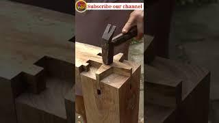 Most satisfying wood joints #woodworking #short