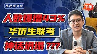 炸圈了，华侨生联考报名人数激增43%！跌落神坛，优势全无？#移民 #海外身份规划 #华侨生联考 #华侨生 #华侨生联考2023新政策 #华侨生联考难度 #华侨生联考条件 #华侨生身份 #华侨生身份