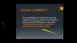 B.Ed. E-Content Video - 5 | Social Science | Standard 9 | Oceans and Man - Ocean Currents