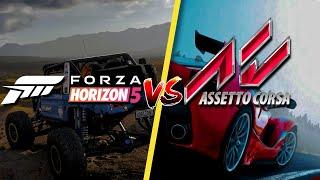 Assetto Corsa VS Forza Horizon 5 | Which one is for YOU?!