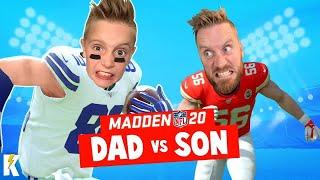 Dad vs Son in MADDEN NFL Football