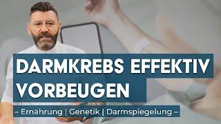 Darmkrebsvorsorge: Wie Sie das Darmkrebs-Risiko minimieren | Dr. Eduard Karsten klärt auf