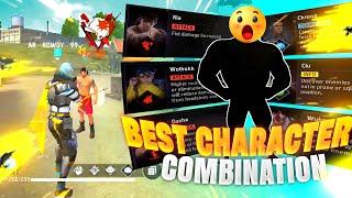 Allrounder Best character combination in Freefire | AR ROWDY 99 