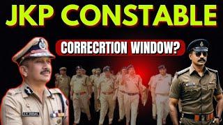 JKSSB JKP Constable Edit Option Kab Aye Ga Form Edit Hoga Check Complete Details