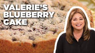 Blueberry Cake with Lemon-Mascarpone Cream | Valerie's Home Cooking | Food Network