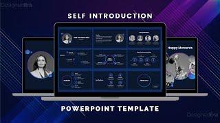 Self Introduction Presentation PowerPoint Template - DesignedEra