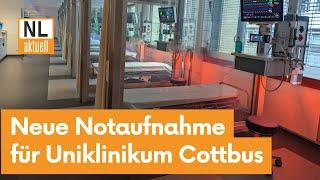 Cottbus | Neue Notaufnahme für Uniklinikum eingeweiht, Einblick in Konzept und Neuerungen