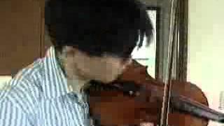 Over the rainbow by Japanese amateur violinist