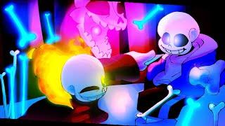 GG!Underfell Sans vs Undertale Sans Animation [part 1]