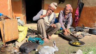 Surviving in the Mountains: Daily Village Life with Lal Bahadur and Jayakala || IamSuman