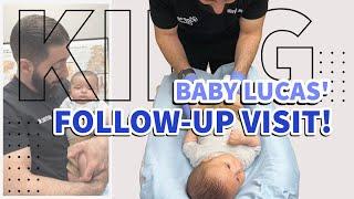 *BABY WITH TORTICOLLIS GETS ADJUSTED* Baby Lucas’ follow up chiropractic visit ️