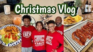 CHRISTMAS VLOG | CHRISTMAS MORNING | OPENING GIFTS | MAKING BREAKFAST | DINNER | DITL