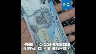 Pimentel to BSP: Suspend production of ‘impractical’ P1,000 polymer bills