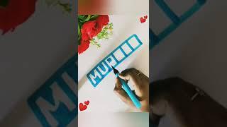 Name Art Video Collection- Series09|Name Art Design by Vennila|Name Art Design|How to draw Name art