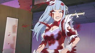 Kazue Ugaki kills Manami because she failed to complete the quest Ep 7 [ Akiba Maid War - アキバ冥途戦争 ]