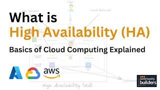 What is High Availability (HA) in Cloud | How can it be Achieved? Cloud Interview Questions #AWS