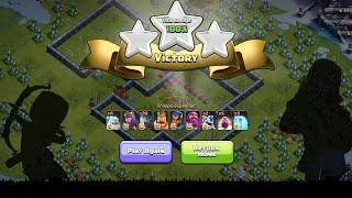 Epic Winter Clallange on Clash of clans..How to get 3 star from Santa base.