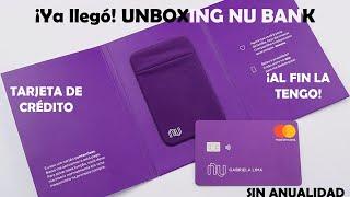 ¡Ya Llegó Nuestra Tarjeta De Crédito Física De #NU ! | #Unboxing Tarjeta De Crédito Sin Anualidad