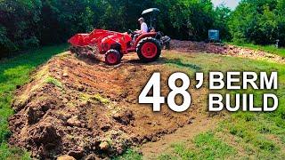 Building 48ft Berm with Tractor - Mx Track Build #9