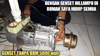 GENSET TANPA BBM 5000 WATT OVER UNITY