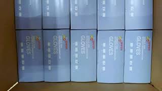 Load Container of Nitrile Gloves with Safer Medico Brand BoxFor Contact Us www.safermedico.com
