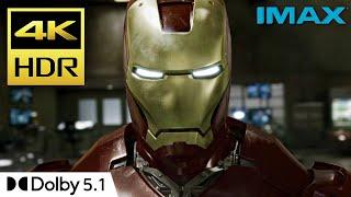 Iron Man (2008) IMAX - Mark III Suit Up Scene [4K HDR - Dolby 5.1]