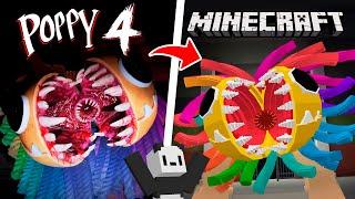 Recriei POPPY PLAYTIME 4 Trailer no MINECRAFT