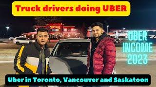 UBER DRIVER Income, problems, hours, expense Earnings Uber Toronto, Vancouver, Saskatoon Canada 2023