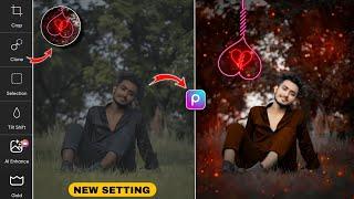 Broken Heart New Photo Editing Picsart | PicsArt Sad Photo editing tutorial | PicsArt Editing