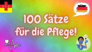 100 Common Phrases  for the Nurse    - Deutsch lernen für die Pflege