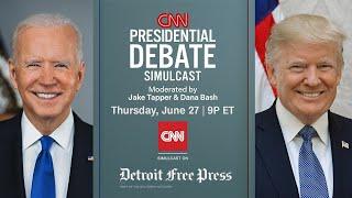 Live Biden vs. Trump debate on jobs and more issues during CNN Presidential Debate Simulcast