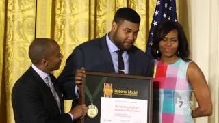 The Schomburg Center for Research in Black Culture  receiving the 2015 National Medal for Museum and