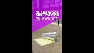 【UET】Thermal Insulation Materials Aluminum Fiber Glass Wool Blanket