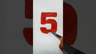5 Coloring #5#youtube  #art #coloring #drawing #shorts