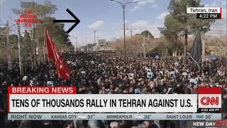 Did CNN News Filmed A Celestial Being During A Rally In Tehran, Iran. January 3, 2020