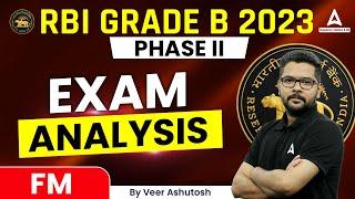 RBI Grade B Phase 2 Analysis 2023 | RBI Grade B Phase 2 | RBI Grade B 2 FM Analysis | Full Details